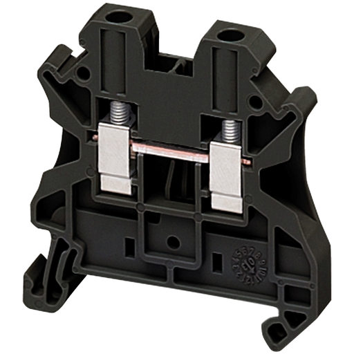 [SCHNSYTRV42BK] Borne à vis - passant - 2 points - 4mm² - noir
