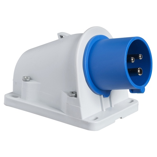 [SCHPKE32W423] Socle connecteur PK saille inclinée, connexion vis, IP44, 32 A 2P+T 200-250 V