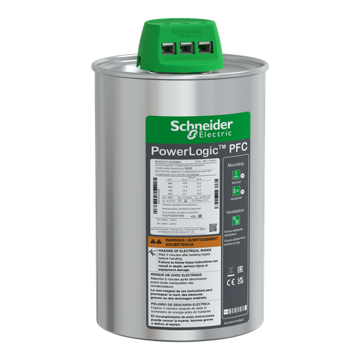 [SCHBLRCH171A205B83] CONDENSATEUR CAN HDY 17.1 /20.5KVAR 830V