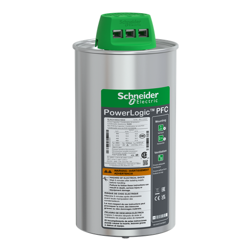 [SCHBLRCH180A216B48] CONDENSATEUR CAN HDY 18/2 1.6KVAR 480V