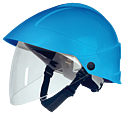 [CATMO185B] Casque isolant électricien avec visière intégrée arcflash APC 1, bleu