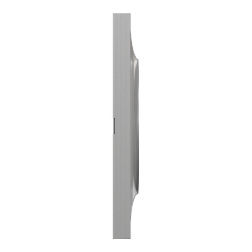 [SCHS520704E] Odace 2011 Styl -  plaque 2 postes H/V entraxe 71mm aluminium