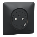 [SCHS340089] Ovalis - combi 2P+T 16A affleurante+chargeur USB-C 10,5W - connex auto - Anth