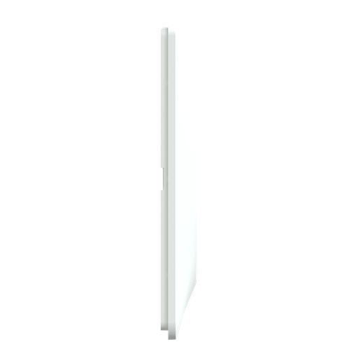 [SCHS320704] Ovalis - Plaque de finition - 2 postes Horizontal - entraxe 71 mm - Blanc