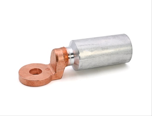 [CEMCAA185M12] Cosse alu-cuivre 185 mm² - Diam.12 mm à fut long (poinçonnage)