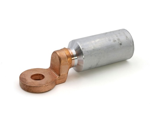 [CEMCAA240M12] Cosse alu-cuivre 240 mm² - Diam.12 mm à fut long (poinçonnage)