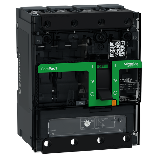 [SCHC114050BS] ComPacT NSXmNA - interrupteur-sectionneur - 50A - 4P - borne à cosses