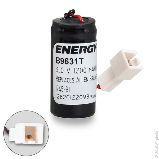 [ENIPCL8718] Unité(s) Batterie automate B9631T 3V 1.2Ah FC