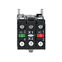 [SCHXB4BW35M5] Harmony XB4 - poussoir lumineux LED - 1F+1O - orange - Ø22 - 230VAC