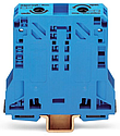 [WAG285-154] Borne de passage 2C / 50 mm² / Bleu