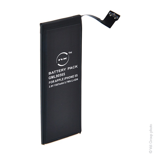 [ENIGML90565] Unité(s) Batterie téléphone portable pour iPhone 5S 3.8V 1507mAh