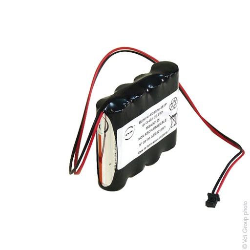 [ENIMGA00125] Pack(s) Batterie alcaline 4x LR6 4S1P ST1 6V 3.4Ah FC