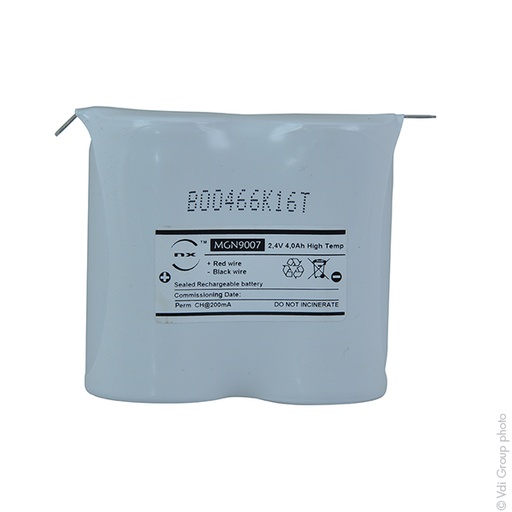 [ENIMGN9036] Batterie(s) Batterie eclairage secours 2xD ST1 + fils 2.4V 4Ah