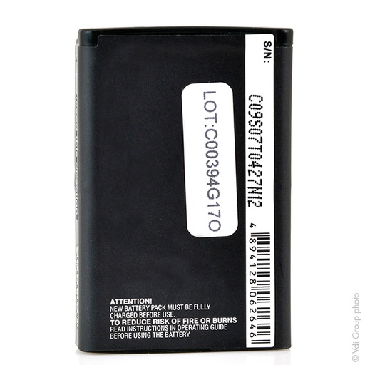 [ENIAML90164] Batterie(s) Batterie Li-Ion 3.7V 2000mAh