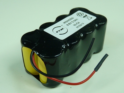 [ENIMGN0320] Pack(s) Batterie Nicd 8x 1/2AA NX 8S1P ST2 9.6V 270mAh Fils