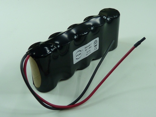 [ENIMGN0617] Pack(s) Batterie Nicd 5x SC NX ST1 5S1P 6V 2000mAh Fils