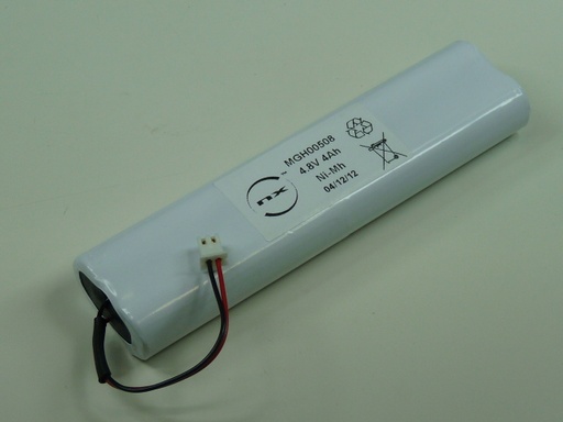 [ENIMGH00508] Pack(s) Batterie Nimh 4x 4/3A 4S1P ST5 4.8V 4000mAh JST