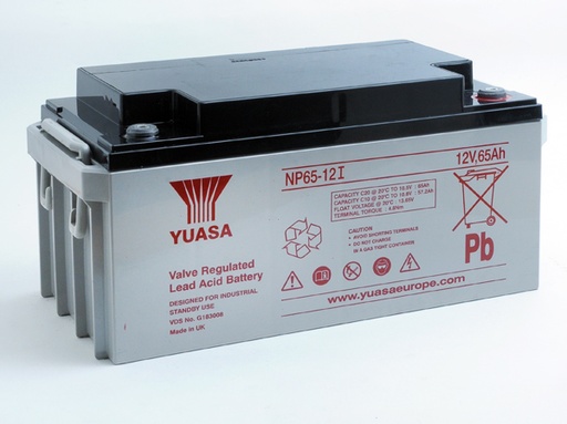 [ENIAMP9283] Batterie(s) Batterie plomb AGM YUASA NP65-12I 12V 65Ah M6-F