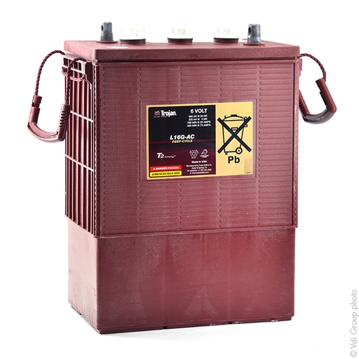 [ENIAMP1303] Batterie(s) Batterie traction Trojan L16G-AC 6V 390Ah M5-M