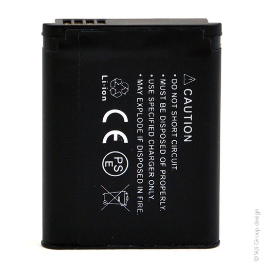 [ENIFML90122] Blister(s) x 1 Batterie appareil photo - caméra 3.7V 620mAh