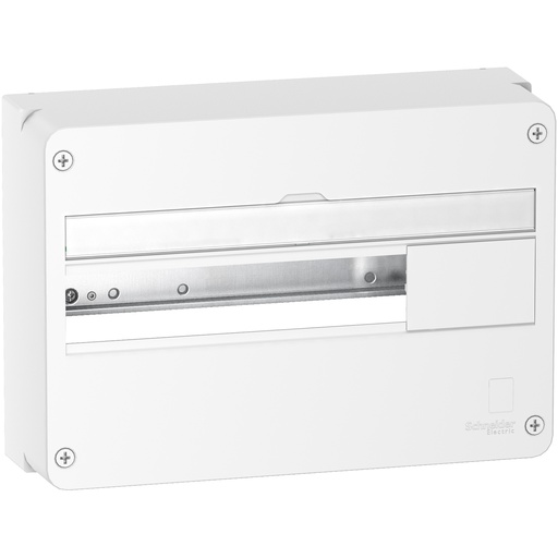 [SCHR9H18401] Resi9 - Coffret en saillie Blanc (RAL 9003)- 1 rangée de 18 modules