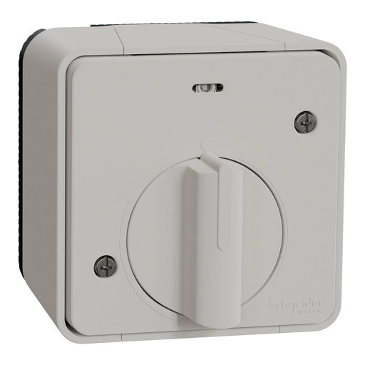 [SCHMUR39067] Mureva Styl - Interrupteur temporisé LED - saillie - IP55 - IK08 - blanc