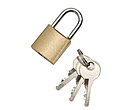 [CATAL216] Cadenas de consignation en laiton sans coque 15mm Ø 3mm.