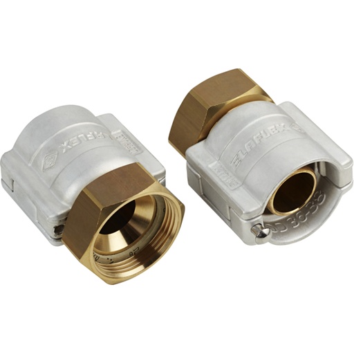 [STI70692] Deux raccords à vis 1"1/4 pour tuyaux flexibles DN 32 RAC 32