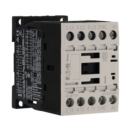 [EAT276600] Contacteur de puissance, 3p+1O, 3kW/400V/AC3