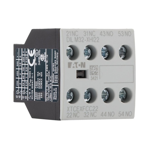 [EAT277377] Contacts auxiliaires, 2F+2O