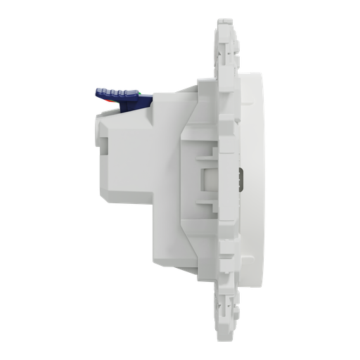 [SCHS920052] Odace - prise 2P+T affleurante - bornes automatiques - blanc craie