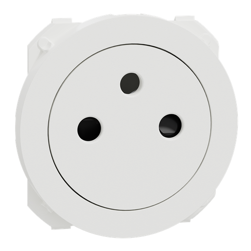 [SCHS929050] Odace - enjoliveur seul - pour prise affleurante - blanc craie