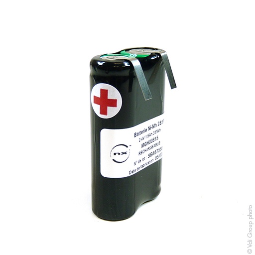 [ENIMGH00815] Pack(s) Batterie Nimh 2x AA  HT  2S1P ST1 2.4V 1700mAh T2