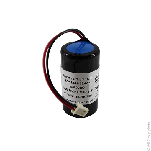 [ENIMGL00590] Pack(s) Batterie lithium ER26500M C 3.6V 6.5Ah Molex