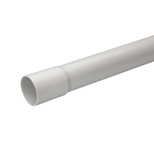 [SCHIMT50650] Mureva Tube - conduit rigide tulipé PVC gris - Ø50mm/3m - au mètre linéaire