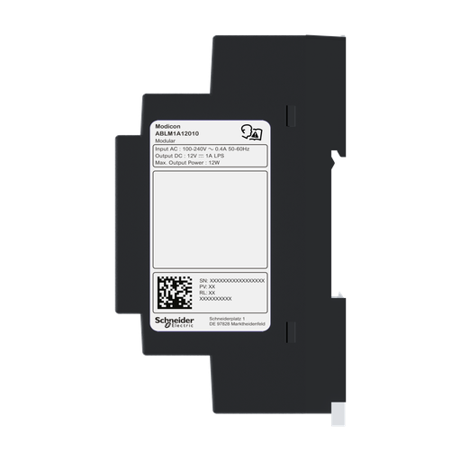[SCHABLM1A12010] Modicon ABL - alimentation à découpage - 1,25A - 100à240Vca mono/biphasé - 12Vcc