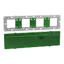 [SCHNU7008C] Unica - support de fixation 10 mod / 4 postes + protection de chantier - zamac