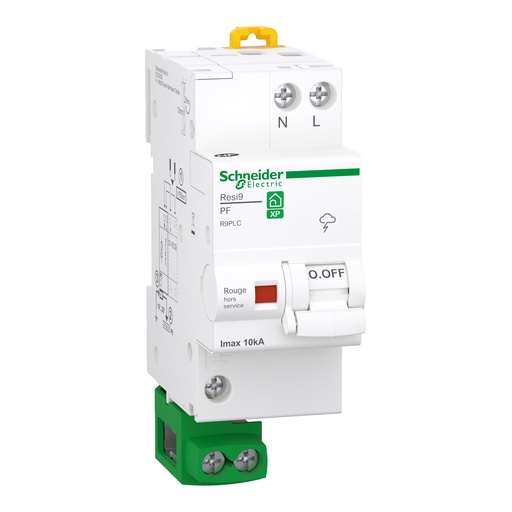 [SCHR9PLC] Resi9 - parafoudre combi - 10kA - 1P+N avec accessoires
