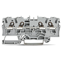 [WAG2004-1401] TOPJOB®S : Borne de passage 4C / 4 (6) mm² / Gris