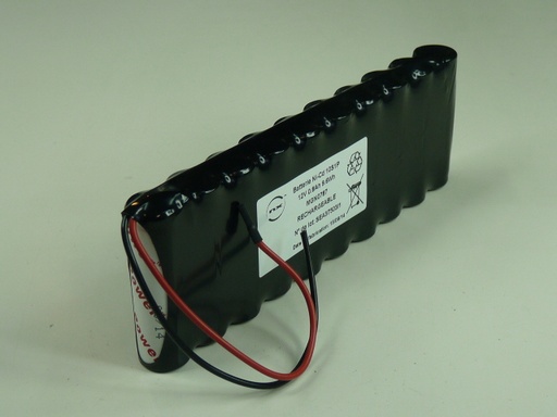 [ENIMGN0787] Pack(s) Batterie Nicd 10AA 10S1P ST1 12V 800mAh F