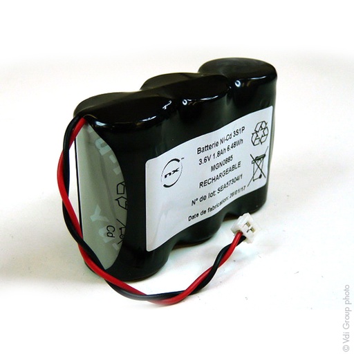 [ENIMGN0885] Pack(s) Batterie Nicd 3x SC 3S1P ST1 3.6V 1.8Ah AMP