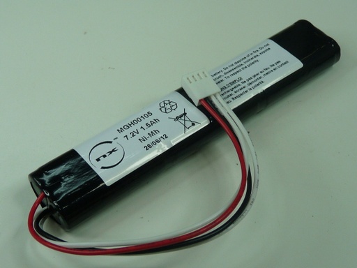 [ENIMGH00105] Pack(s) Batterie Nimh 6x AA VH 6S1P ST5 7.2V 1500mAh Molex