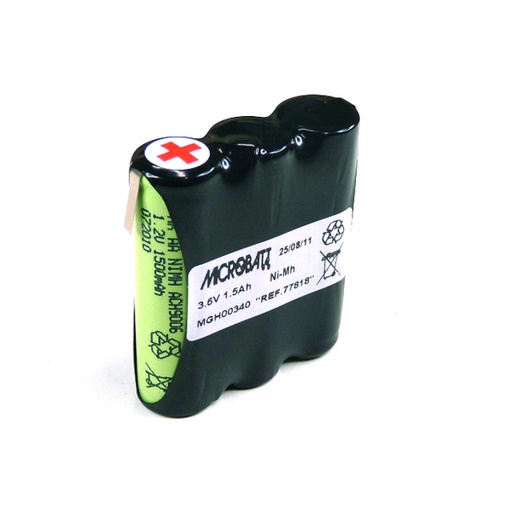[ENIMGH00340] Pack(s) Batterie Nimh 3x AA 3S1P ST1 3.6V 1700mAh T2