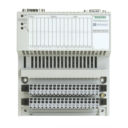 [SCH170INT11003] Modicon Momentum - adaptateur comm. Génération Interbus SUPI 3 - paire torsadée