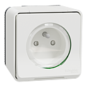 [SCHMUR39030] Mureva Styl - Prise de courant 2P+T - saillie - IP55 IK08 - connex auto - blanc