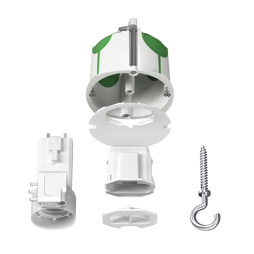 [SCHIMT35021] Multifix Air  DCL -  boîte centre couv affleurant, connect, douille, piton