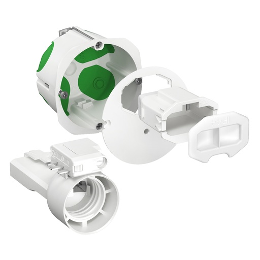 [SCHIMT35026] Multifix Air  DCL -  boîte d’applique couv. affleurant, connect, douille