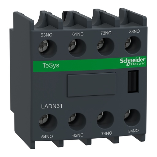 [SCHLADN31] TeSys D - bloc contacts auxiliaires frontaux - 3F+1O - bornes vis-étriers
