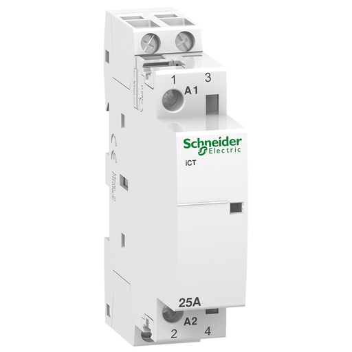 [SCHA9C24732] Acti9 iCT - Contacteur auxiliarisable - 2P - 25A - 2NO - 230/240Vca - 50Hz