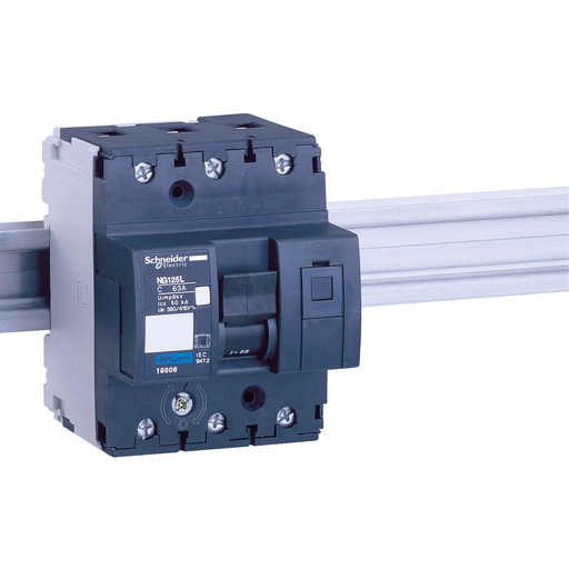 [SCH18855] Acti9 NG125L - Disjoncteur modulaire - 3P - 63A - Courbe D - 400Vca - 50kA